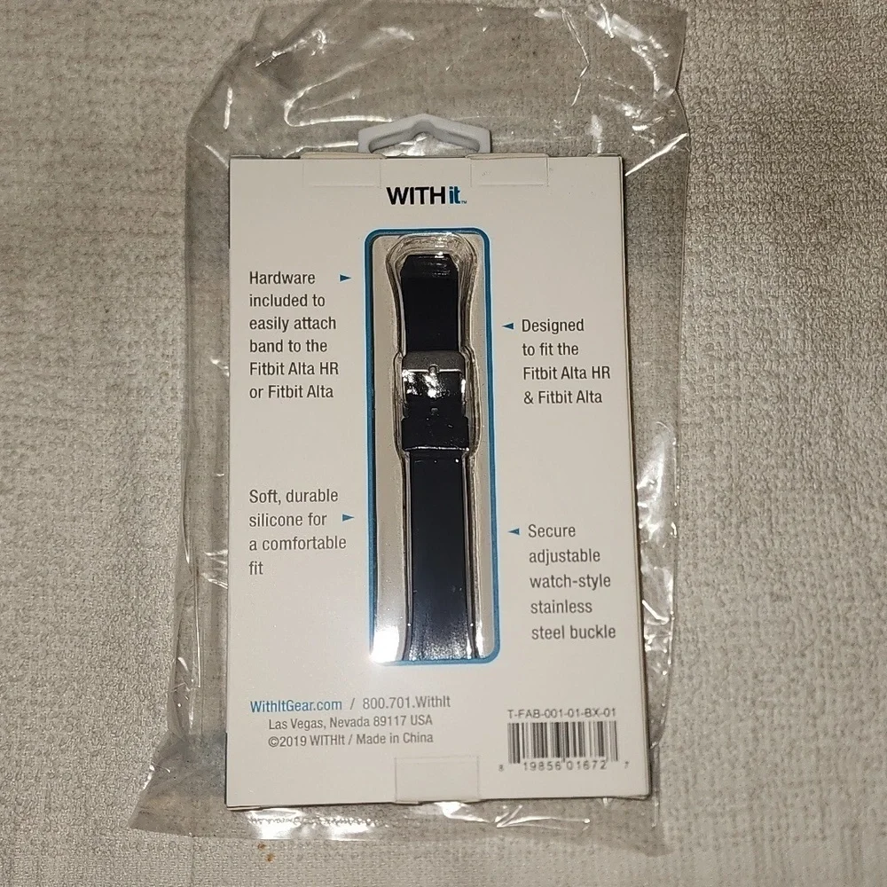 WITHit SILICONE FITBIT ALTA HR & ALTA BAND for FITbit New